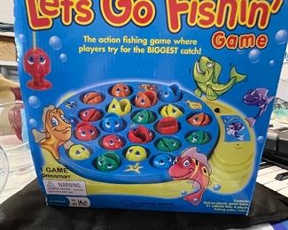 Lets go fishing game, was $5, NOW $4