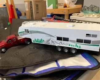 Truck and camper,  $10