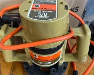 Black & Decker 5/8 Router, was $24, NOW $16