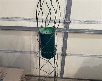 Metal topiary garden planter, was $28, NOW $18