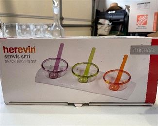 Snack serving set,  $6