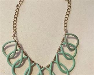 Turquoise ring necklace, $10