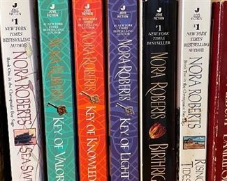 Set of Nora Roberts books,  $7