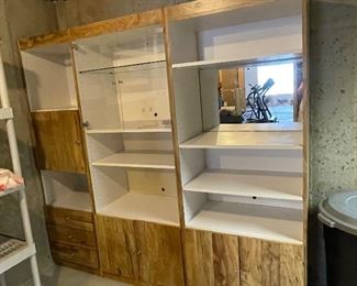 Shelf unit - 3 sections,  was $200, NOW $100