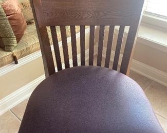 Close up of chair for bistro table