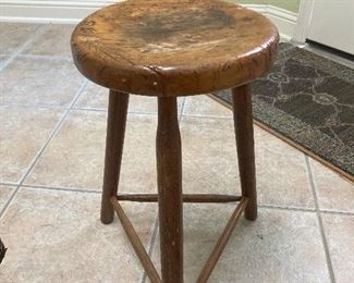 Wooden stool