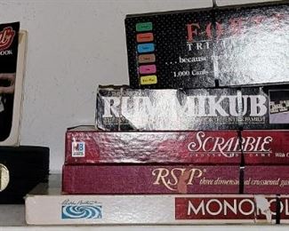 Board games, mostly vintage