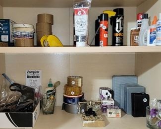 Household, office, gun cleaning, watch repair supplies