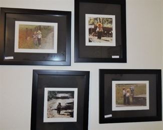 Framed art prints - cute!