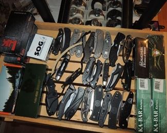 Knives and more knives.  Made in Taiwan, China, Germany, Switzerland