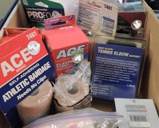 Health care items: Mostly back, knee and elbow