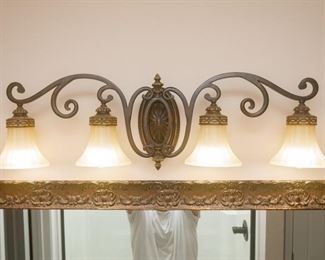 Modern Vanity Bathroom Light — One of Many Lights We Have FOR SALE That Were Removed From Walls and Ceiling by Professional Electrician (Lights in Home Changed During Interior ReDesign)