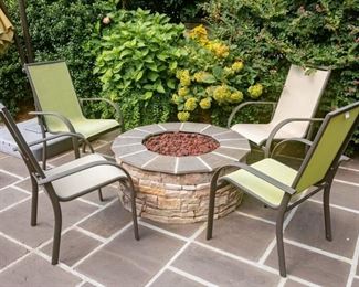 Four Outdoor Chairs