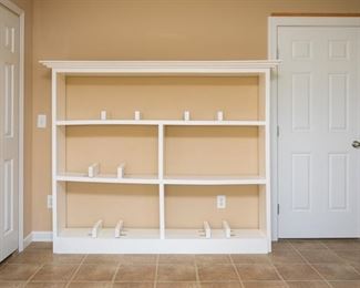 Custom Made Shelf Storage for Large Collection of 45 Music Albums & Records 