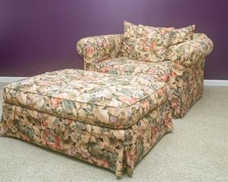 McCreary Modern — Oversized Chair and Oversized Ottoman