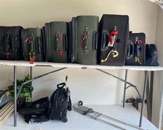 Two 3 piece  sets of luggage