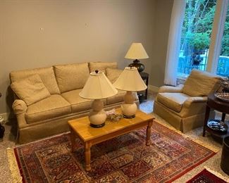 Wesley Hill 3 cushion sofa, like new