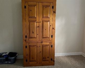 Sweet classic pine armoire