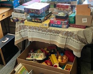 Toys and games (some very old antique toys)