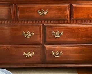 Cherry long dresser