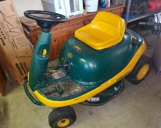 Yardman riding mower. Doesn't start/ may need a battery