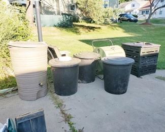 Rain barrels/composters