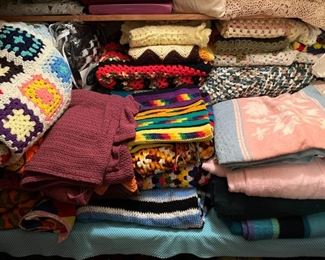 Afghans, blankets