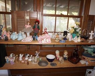Angels, dolls figurines, and more