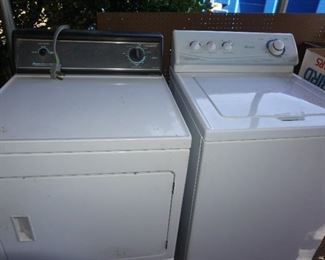 Washer and dryer