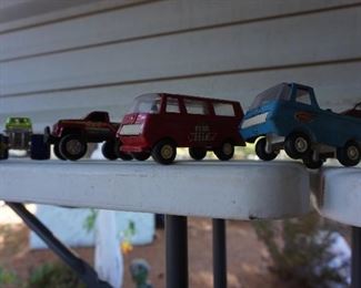 Vintage toy cars