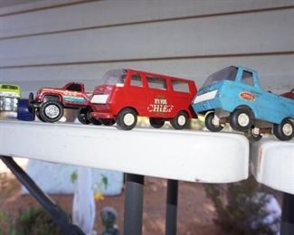 Vintage toy cars