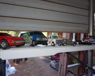 Vintage toy cars