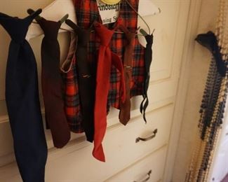 vintage child clip ties