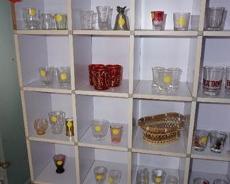 shot glasses, candle cups, miniatures