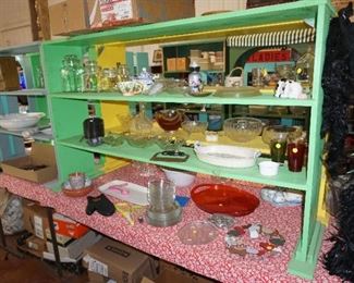apothecary jars, glassware, decor, baking dish