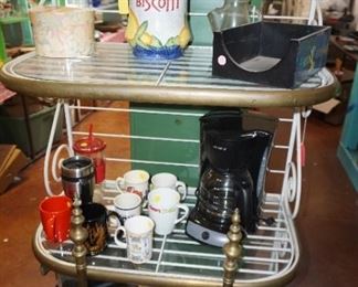 display rack, canister, cups, Coffee maker, Ninja