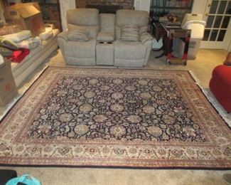 VINTAGE AREA RUG WELL-MAINTAINED SMOKE FREE ENVIRONMENT MEASURES 119” X 94”