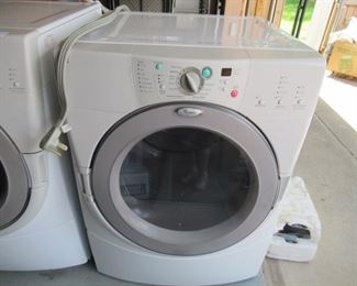 WHIRLPOOL FRONT LOADING DRYER GEW9250PW0 MATCHES LOT 244 AND WORKS GREAT!