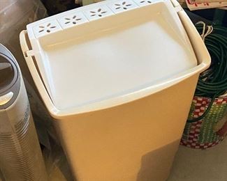 vintage garbage can