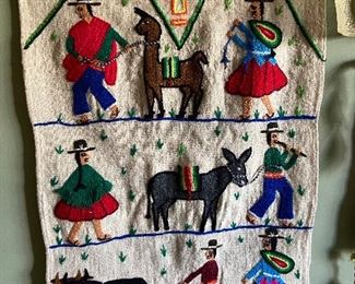 peruvian wall hanging 