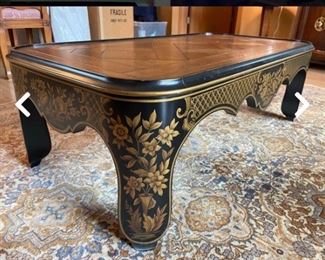 Vintage Baker furniture, chinoiserie coffee table