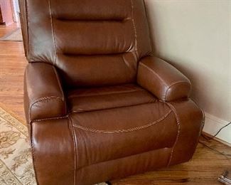 Leather electric chair--nearly new.