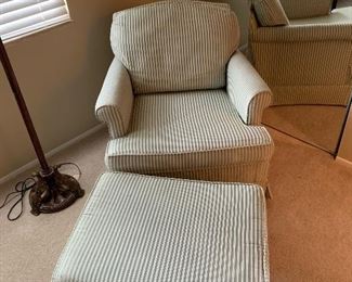 Chair and ottoman 