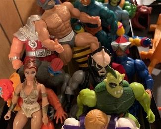 Masters of the universe figurines and toys 
