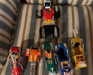 Vintage voltron toys 