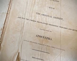 200 year old Bible