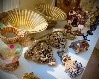 decor, heavy pottery, accessories