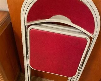 two folding chairs