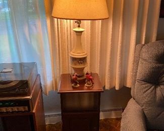 Lamp and end table