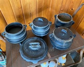 Cast iron pots